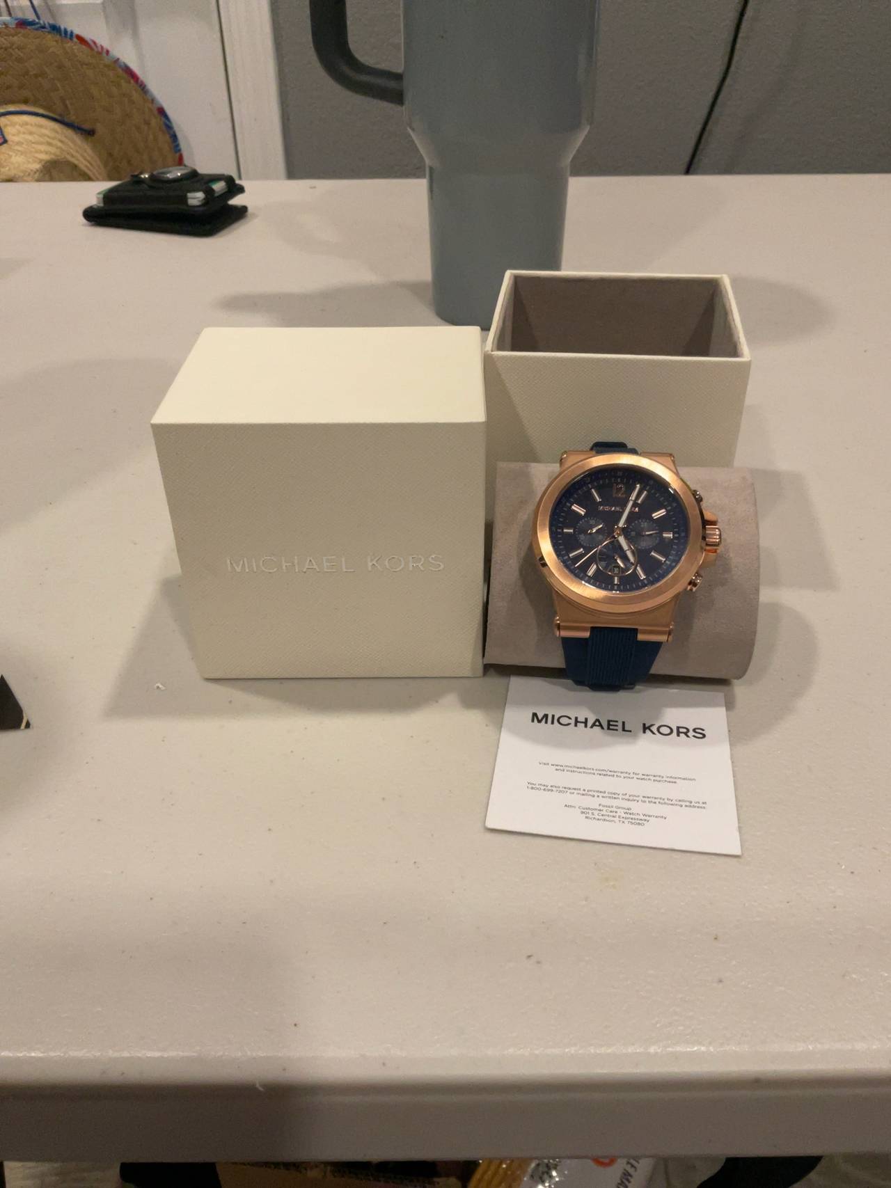 Michael Kors Dylan Blue Dial Men's Watch