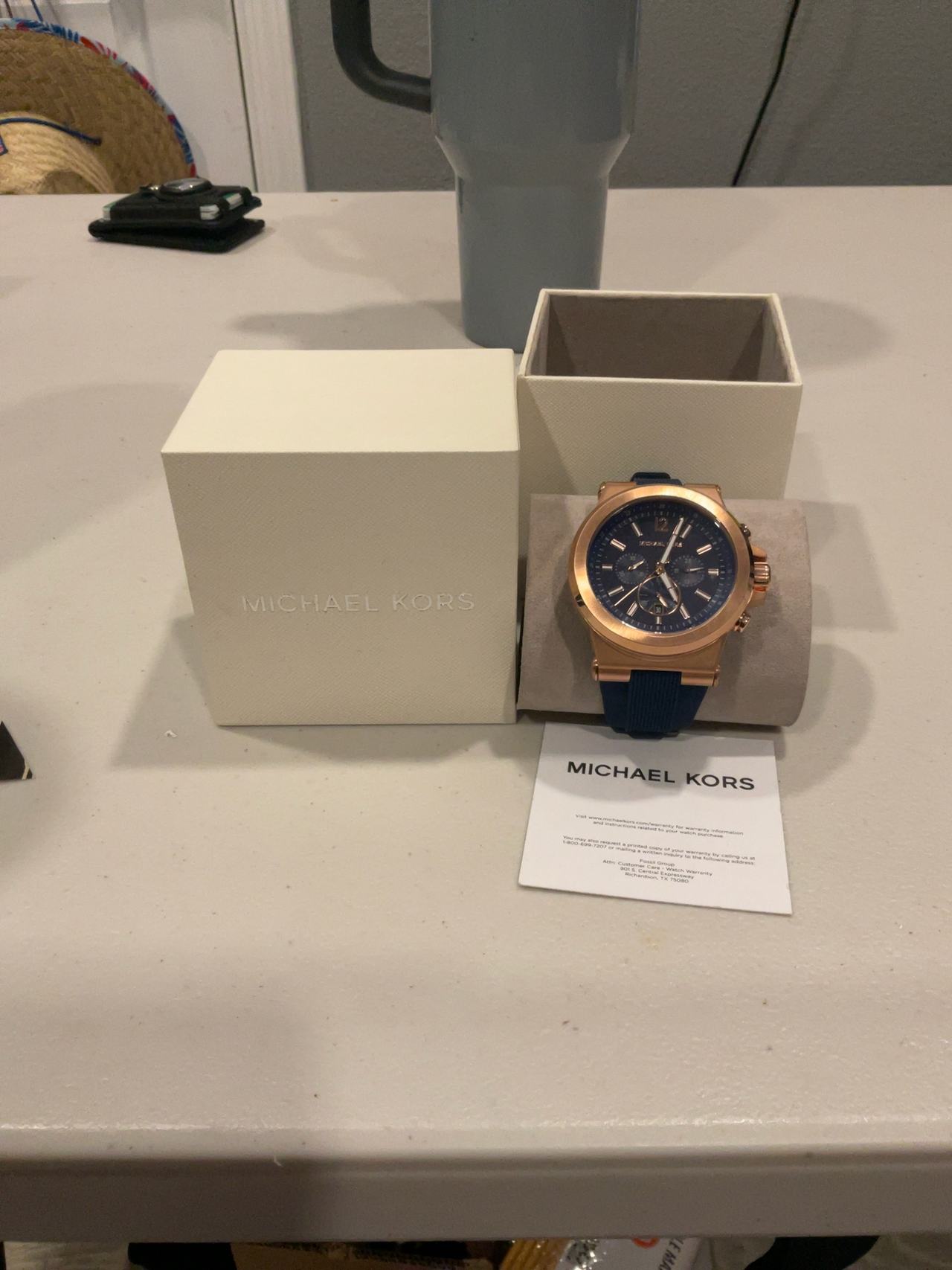 Michael Kors Dylan Blue Dial Men's Watch