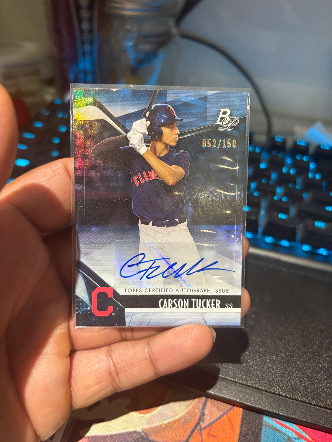 2020 Bowman Draft Carson Tucker Autograph Card