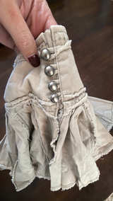 Vintage Y2K By Deep Beige Cotton Miniskirt - Image 4