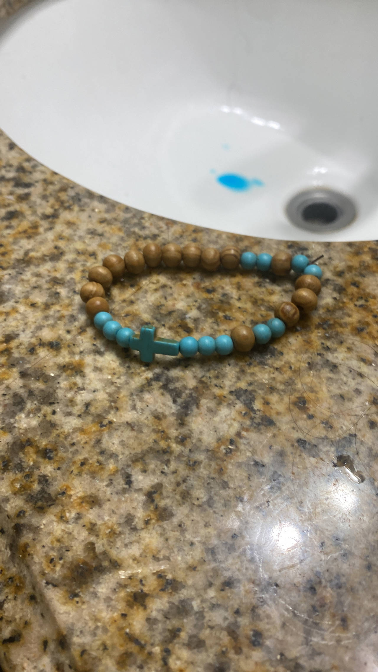 Beaded Cross Bracelet