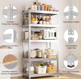 Yaheetech Storage Shelves 5 Tier Heavy Duty Adjustable Metal Shelving Unit NEW - Image 5