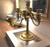 Vintage 7-Arm Brass Candelabra - Image 3