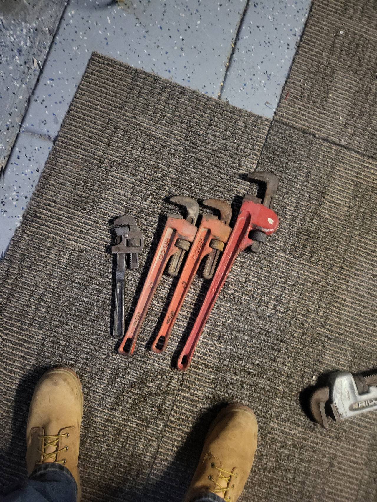 Matco Tools Pipe Wrench Set