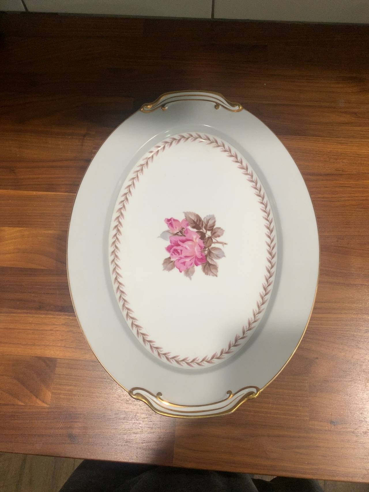 Noritake Rosemont Oval Serving Platter