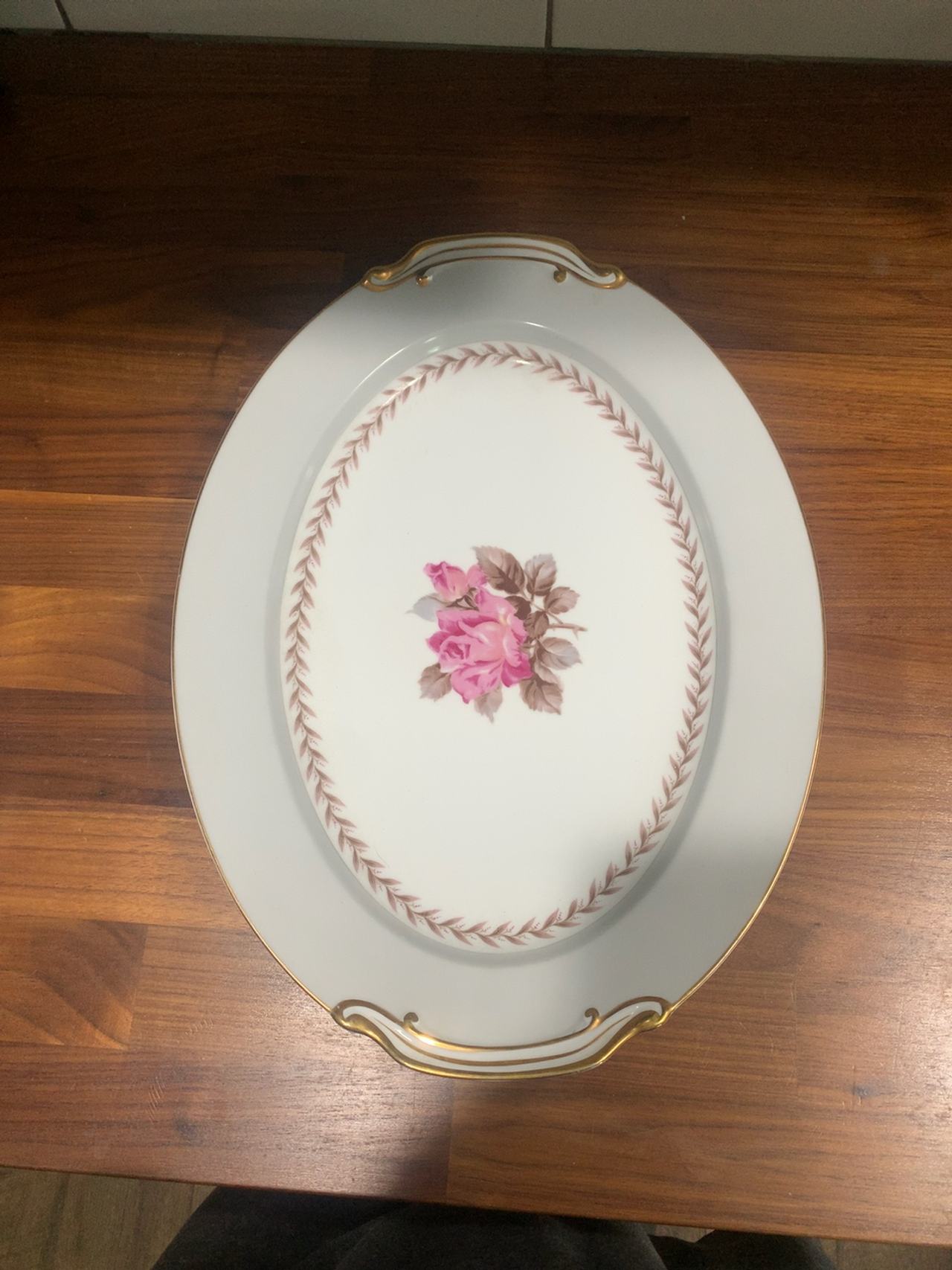 Noritake Rosemont Oval Serving Platter