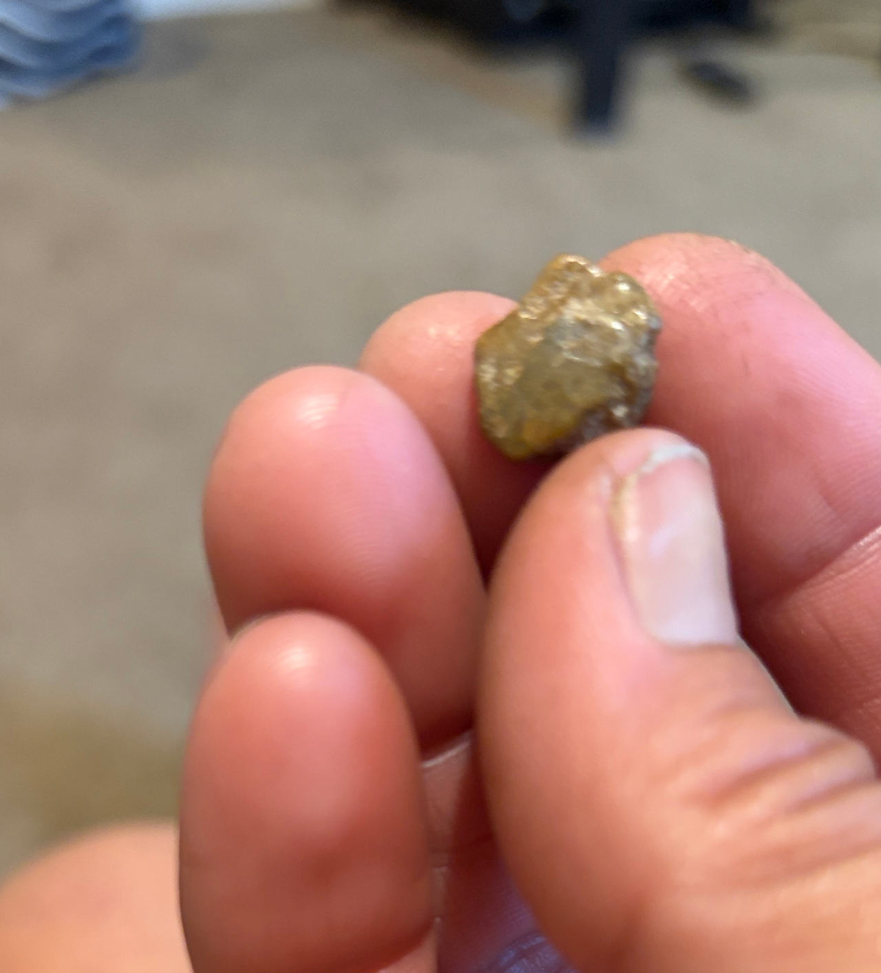 Raw Gold Nugget Specimen
