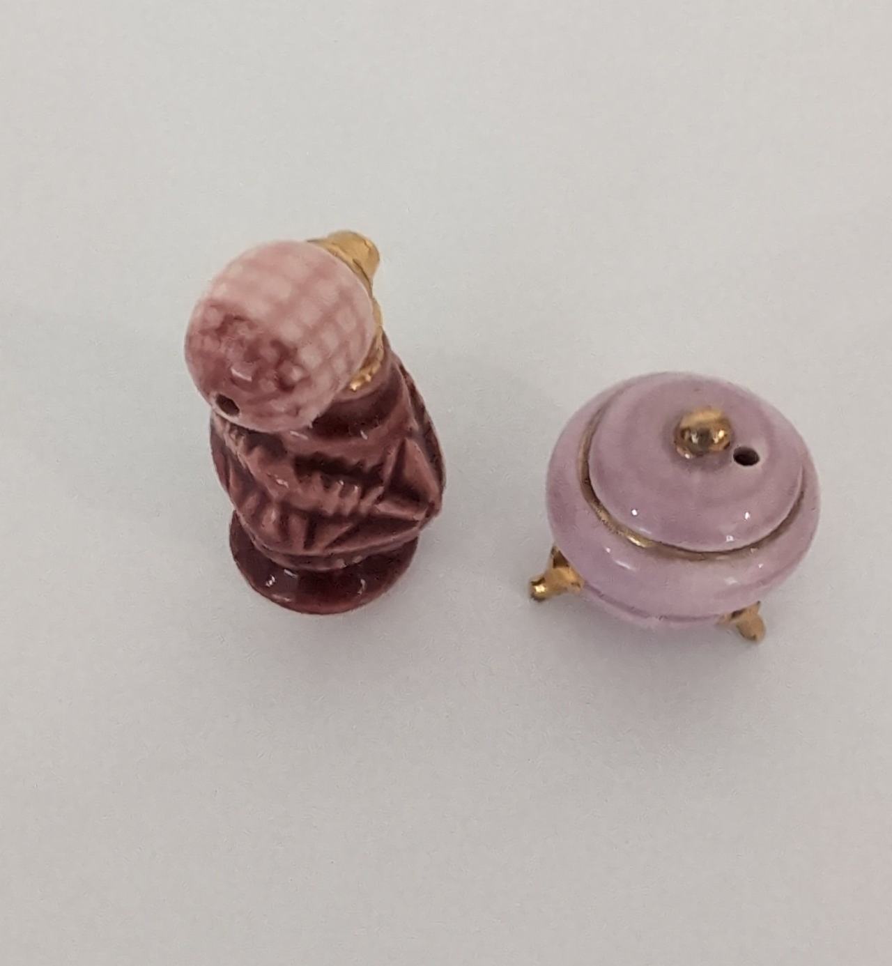 Vintage Ceramic Salt and Pepper Shakers