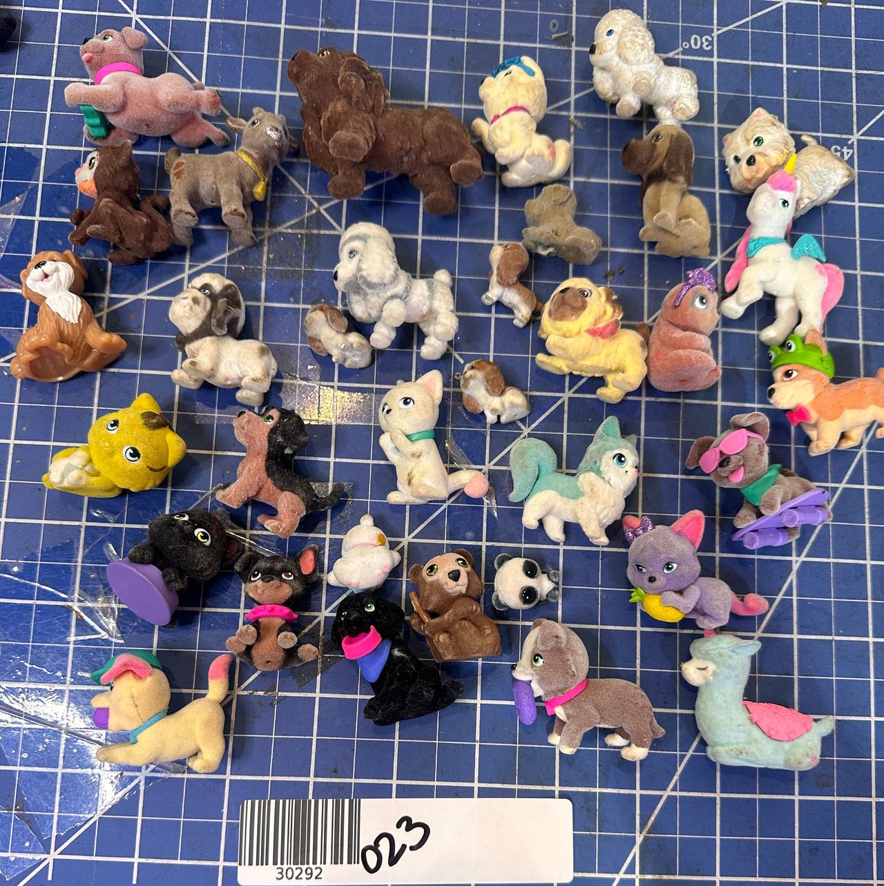 PUPPY IN MY POCKET retro flocked animal bundle.  023