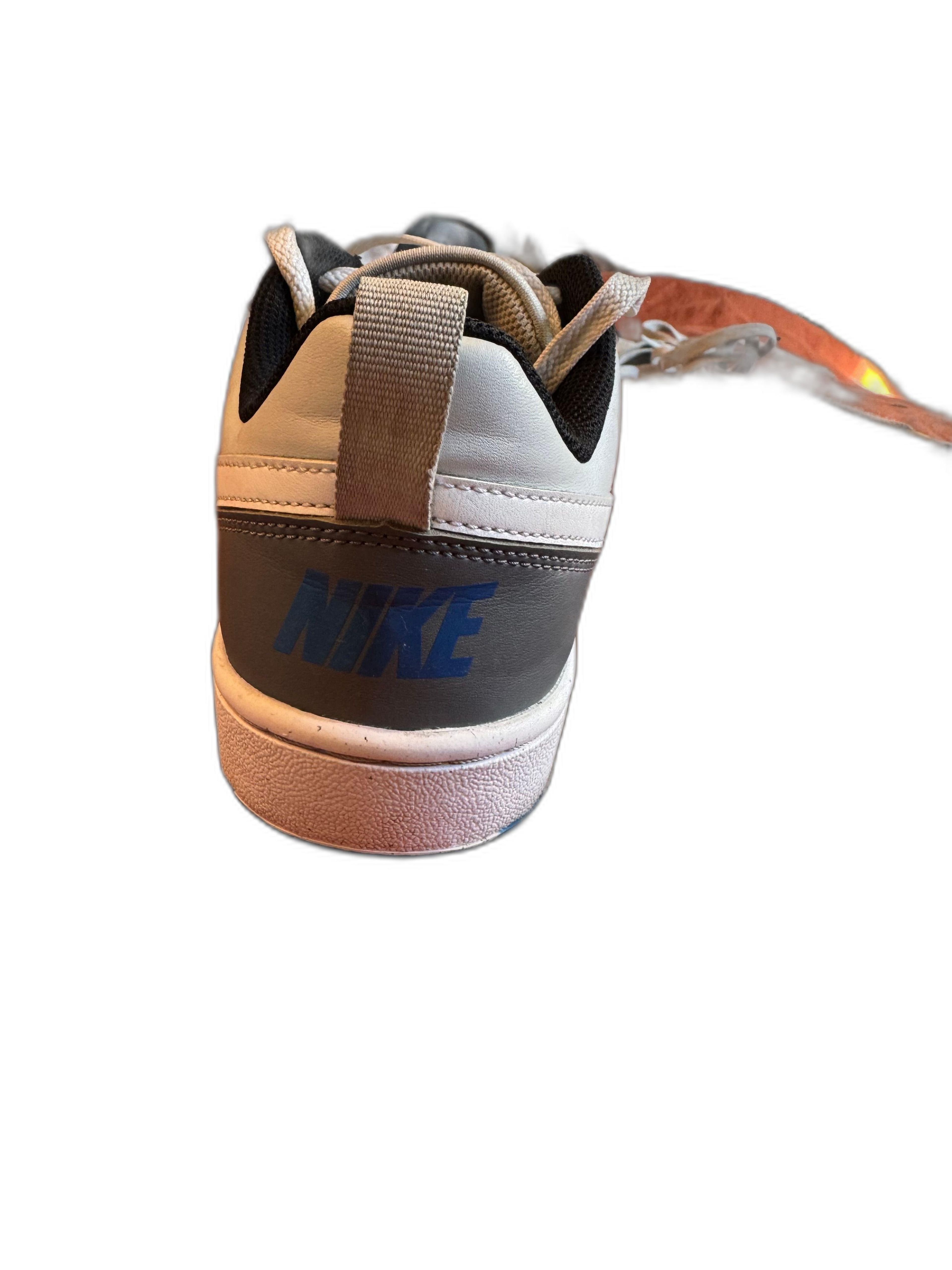 Nike Court Borough Low 2 Grey White Blue - Image 4