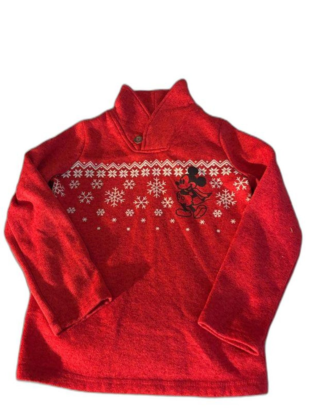 Disney Mickey Mouse Holiday Sweater Red size 8