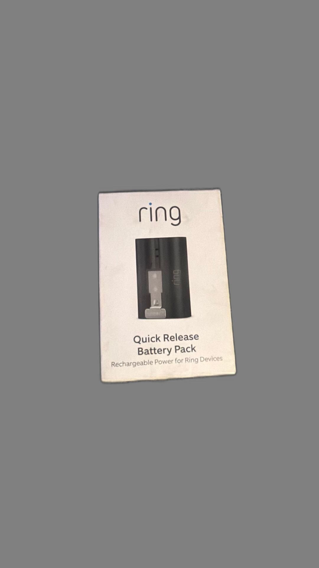 Ring Quick Release Battery Pack