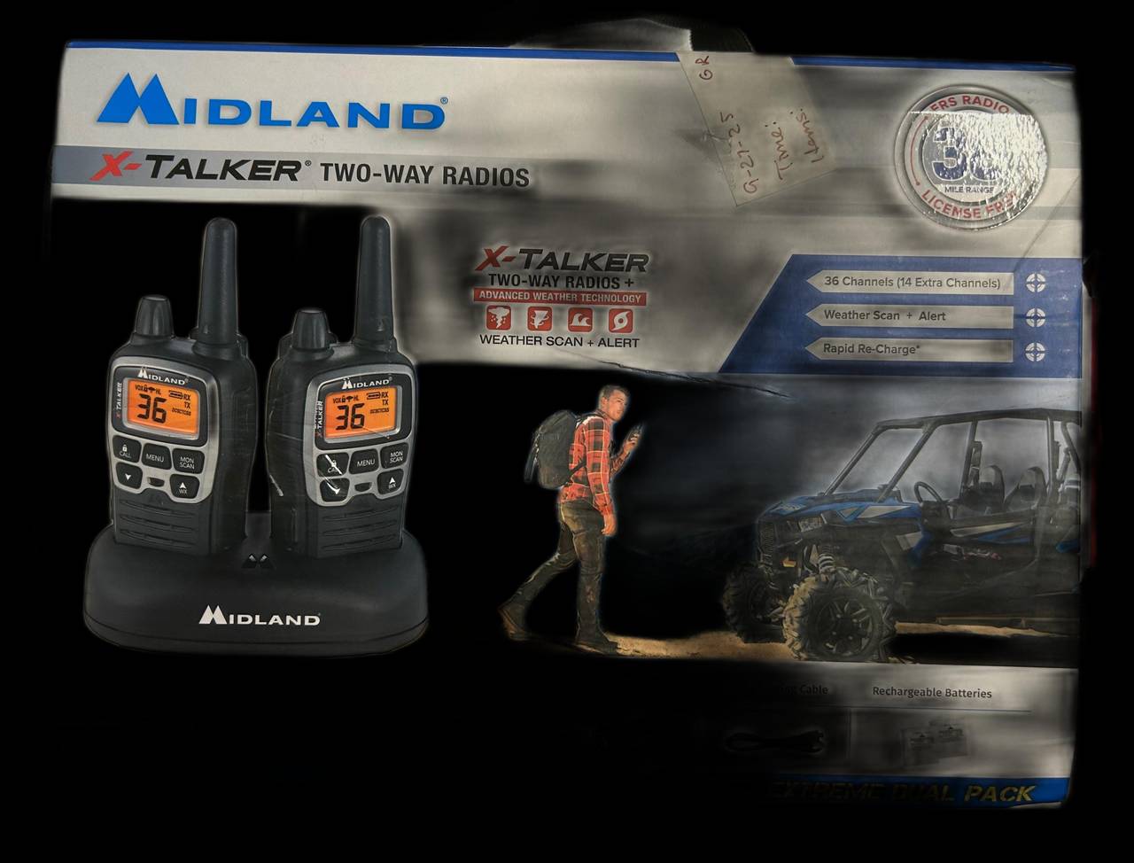 Midland GXT1000VP4 Two-Way GMRS Radio Pair