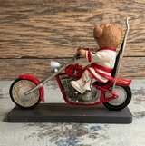 Hamilton Collection Elvis Teddy Bear on Motorcycle Karate Chop-per - Image 4