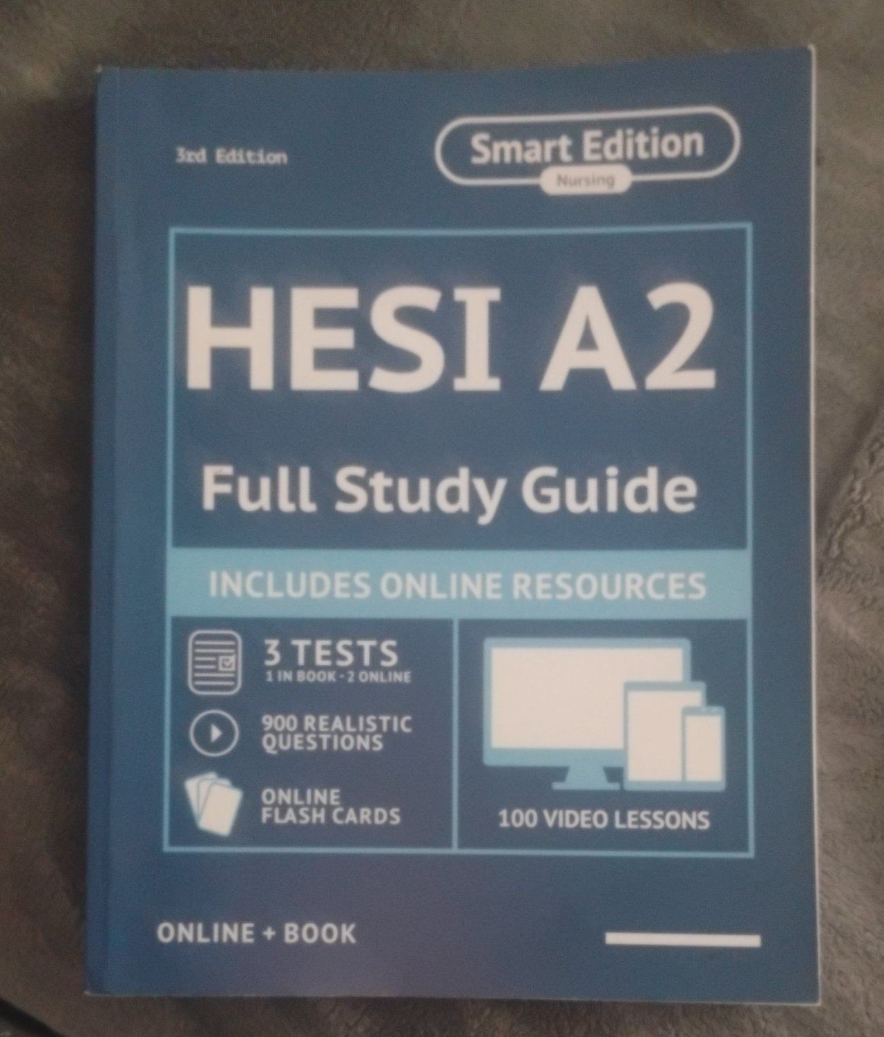 Smart Edition Nursing HESI A2 Full Study Guide 3rd Edition