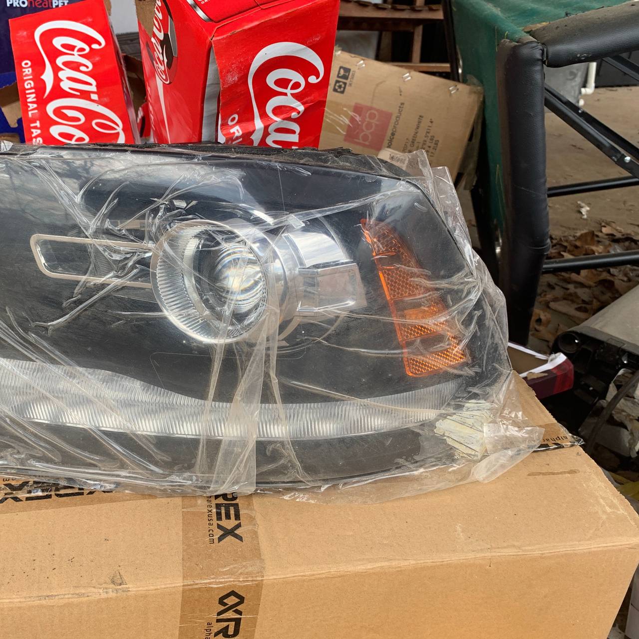 2009-2014 Ford F-150 Black Housing Headlight Assemblies