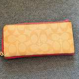 Coach Signature Accordion Zip Wallet - Image 5