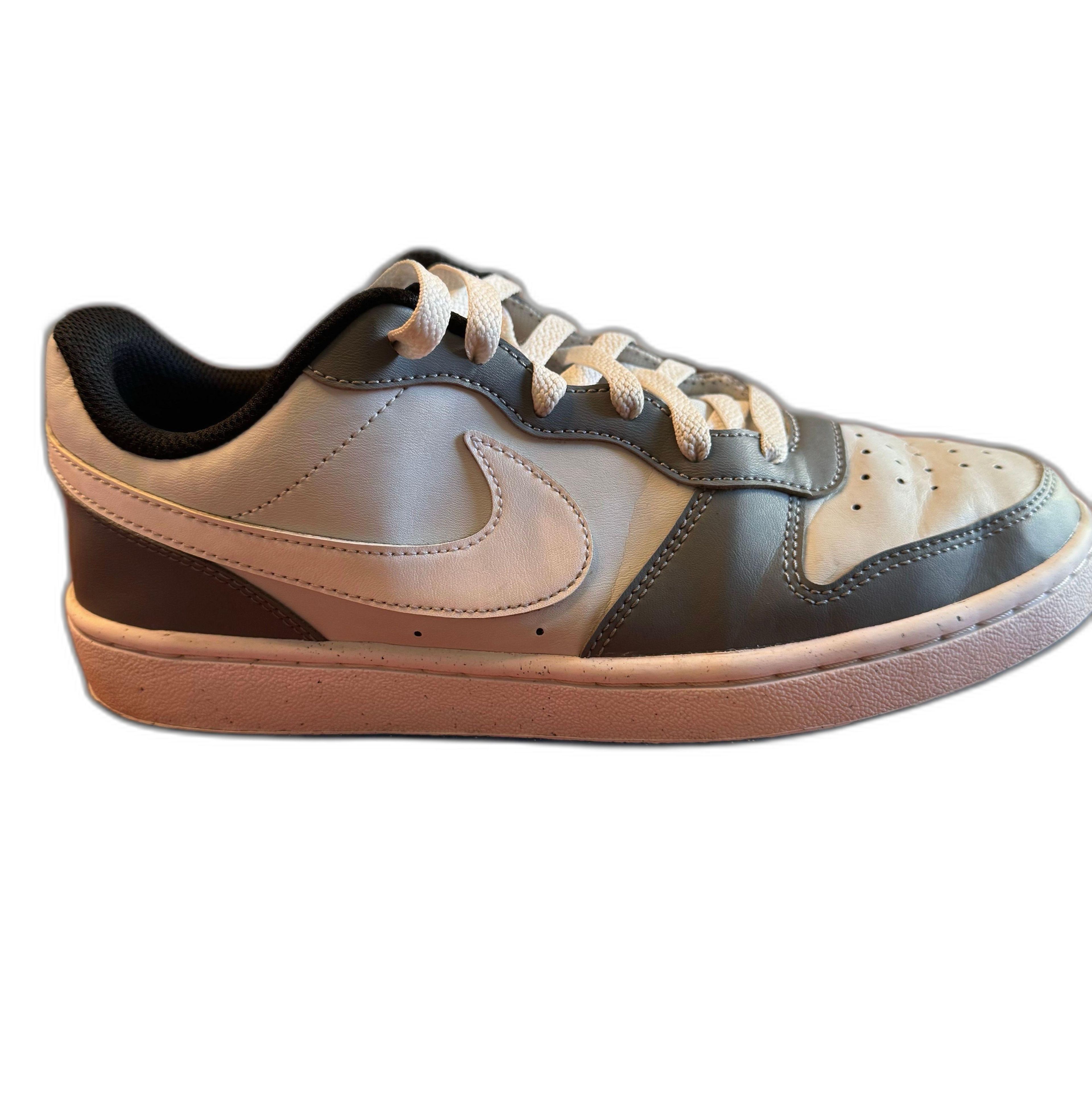 Nike Court Borough Low 2 Grey White Blue - Image 3