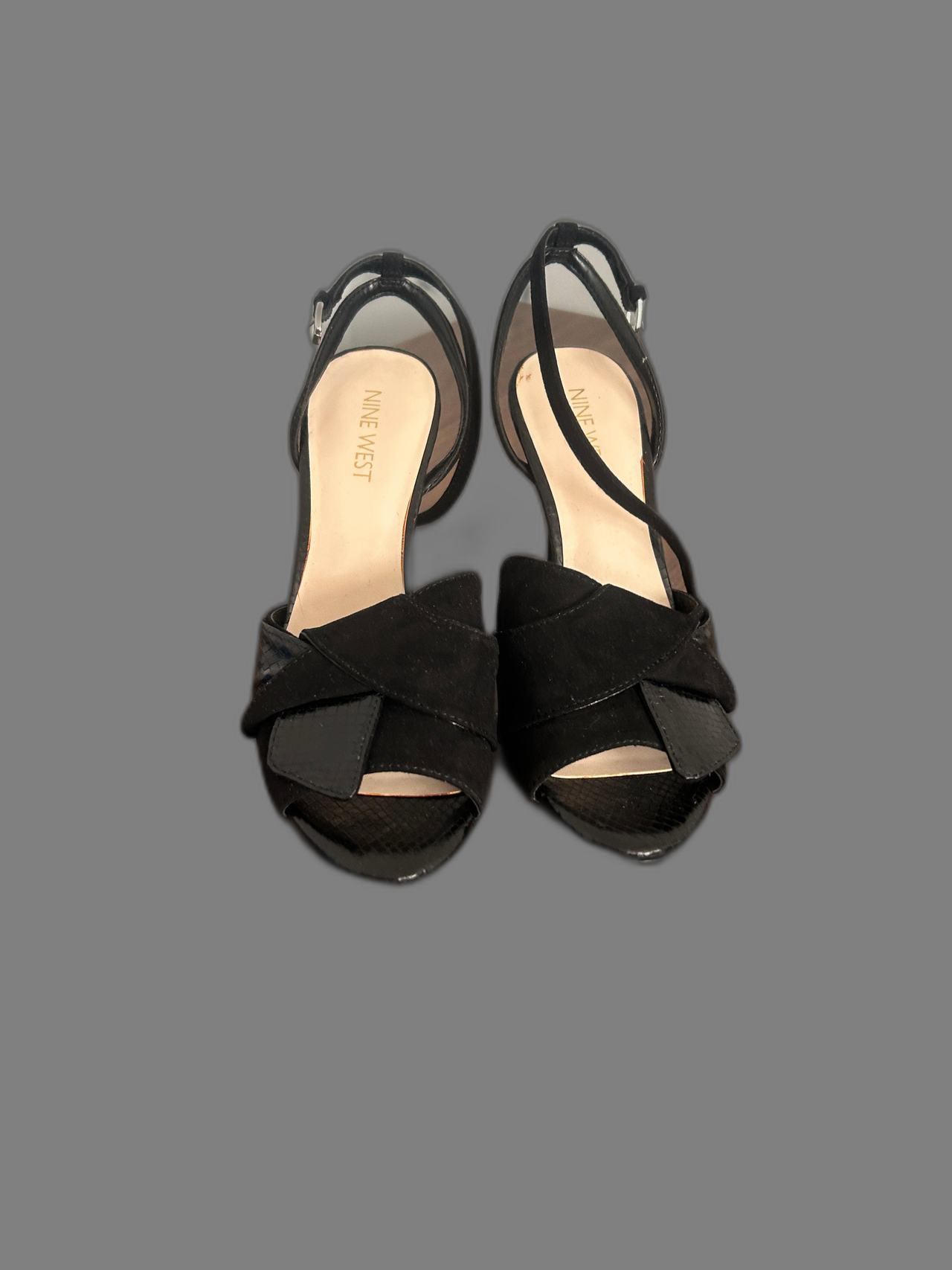 Nine West Women's Black Heeled Sandals