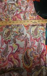 St. John's Bay Sleeveless Paisley Pleated Top - Image 6