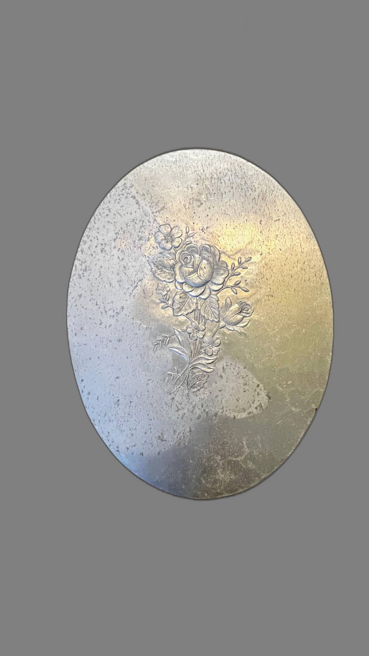 Arthur Court Aluminum Rose Platter