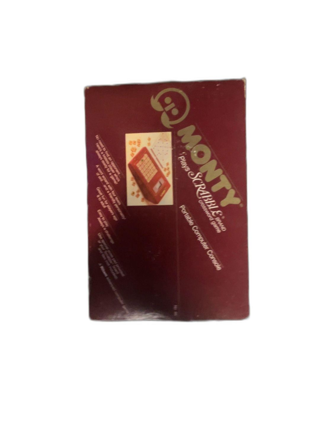 Coleco Monty Plays Scrabble Handheld Game