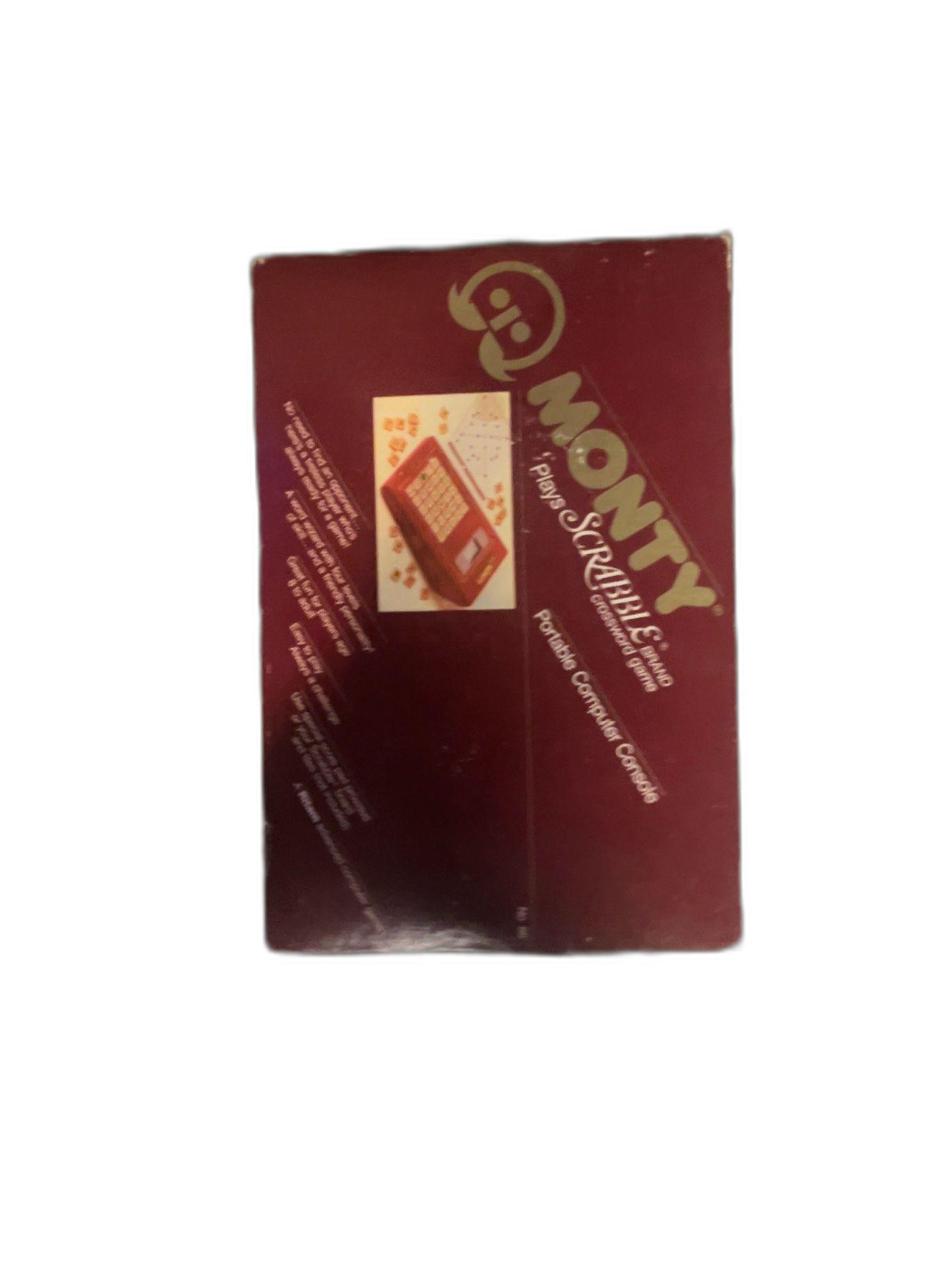 Coleco Monty Plays Scrabble Handheld Game