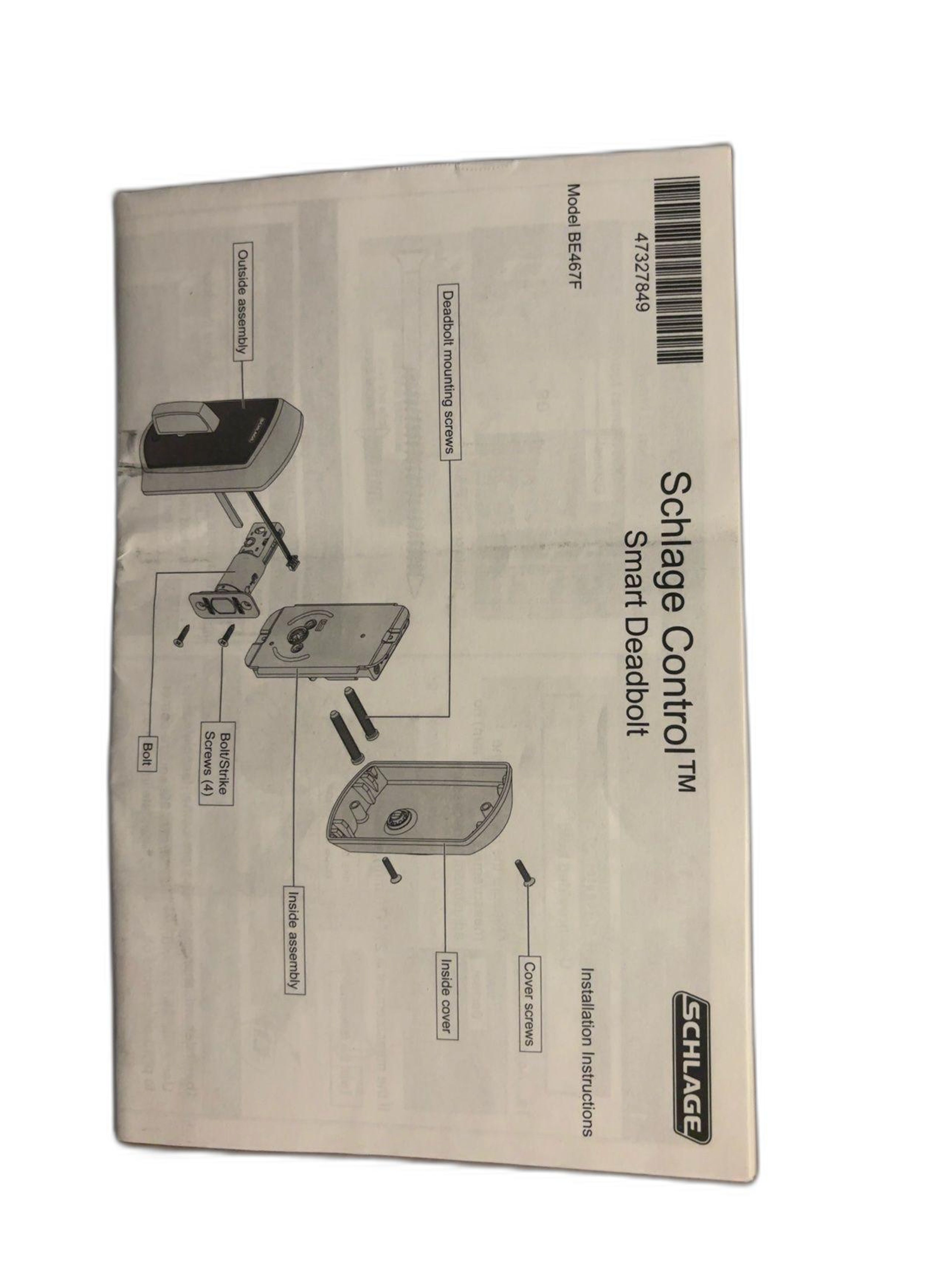 Schlage Control Smart Deadbolt Satin Nickel