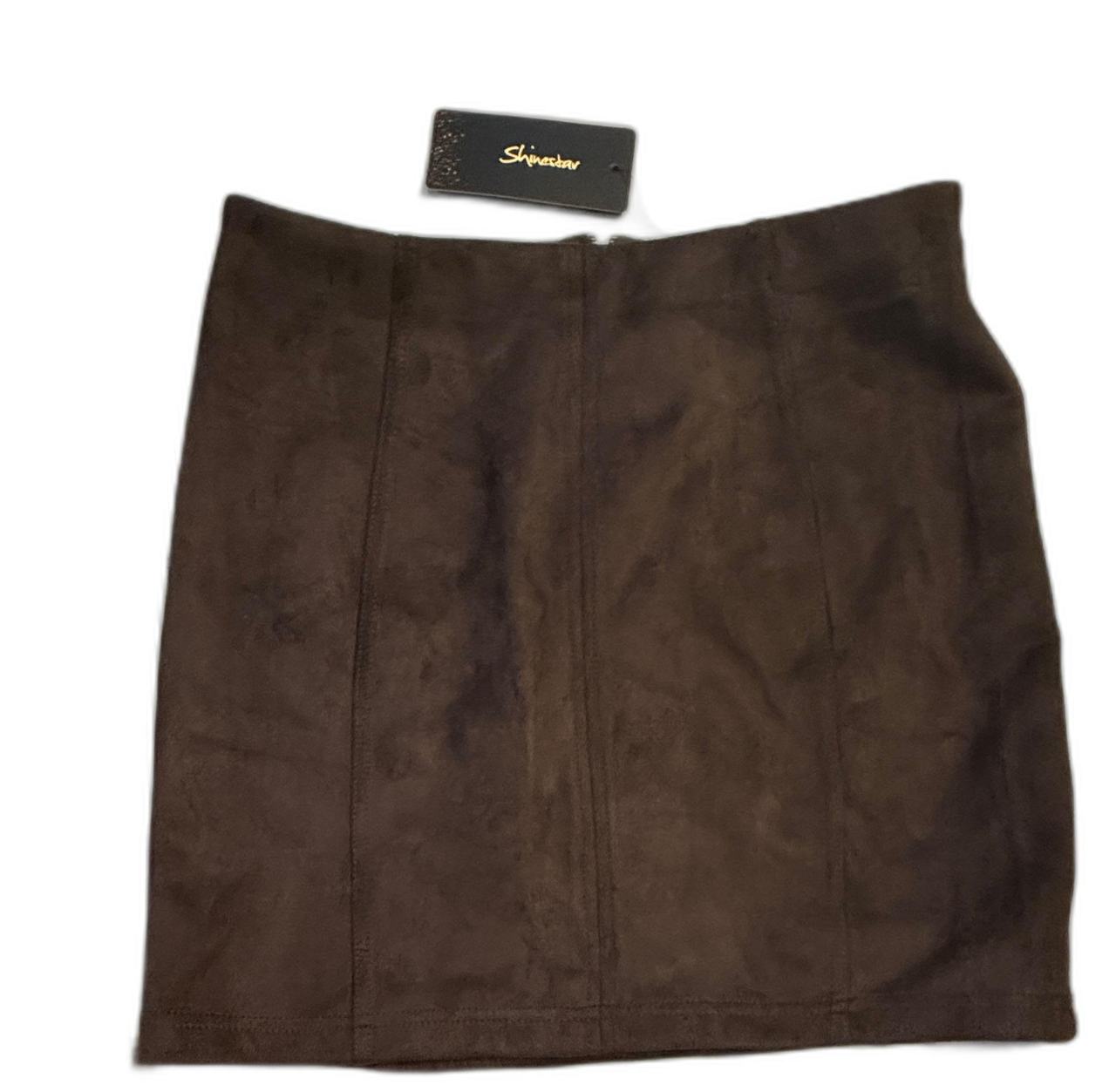 Shinestar Faux Suede Mini Skirt
New with tags size Medium