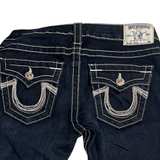 True Religion Skinny Silver Embellished Jeans Women’s Size 27 - Image 3