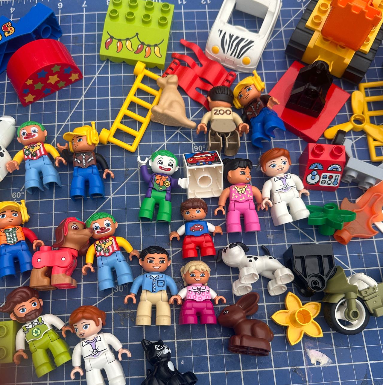 LEGO Duplo Mixed Figures and Bricks Lot 207