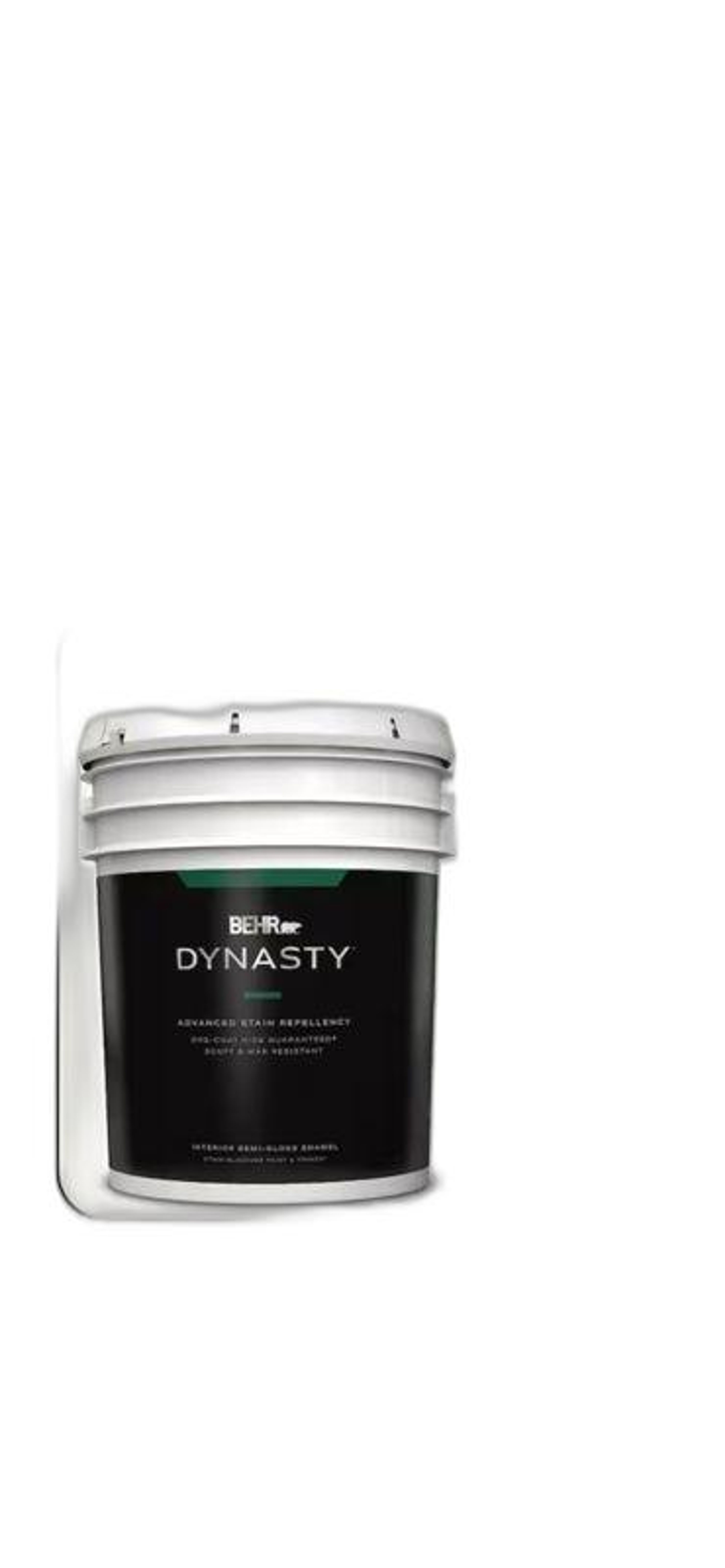 Behr Dynasty 5 gal Ultra Pure White Semi-Gloss Paint