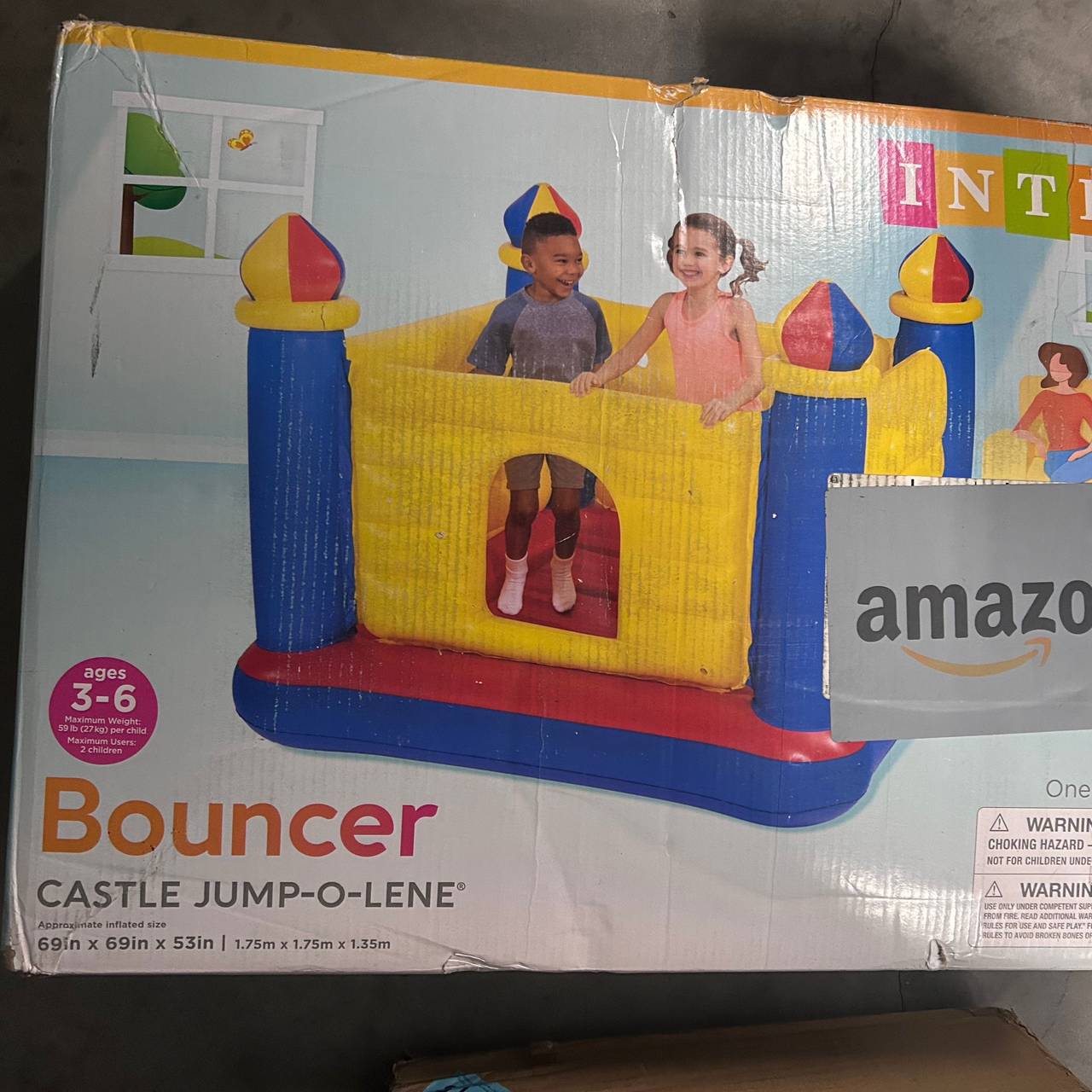 Intex Castle Jump-O-Lene Inflatable Bouncer