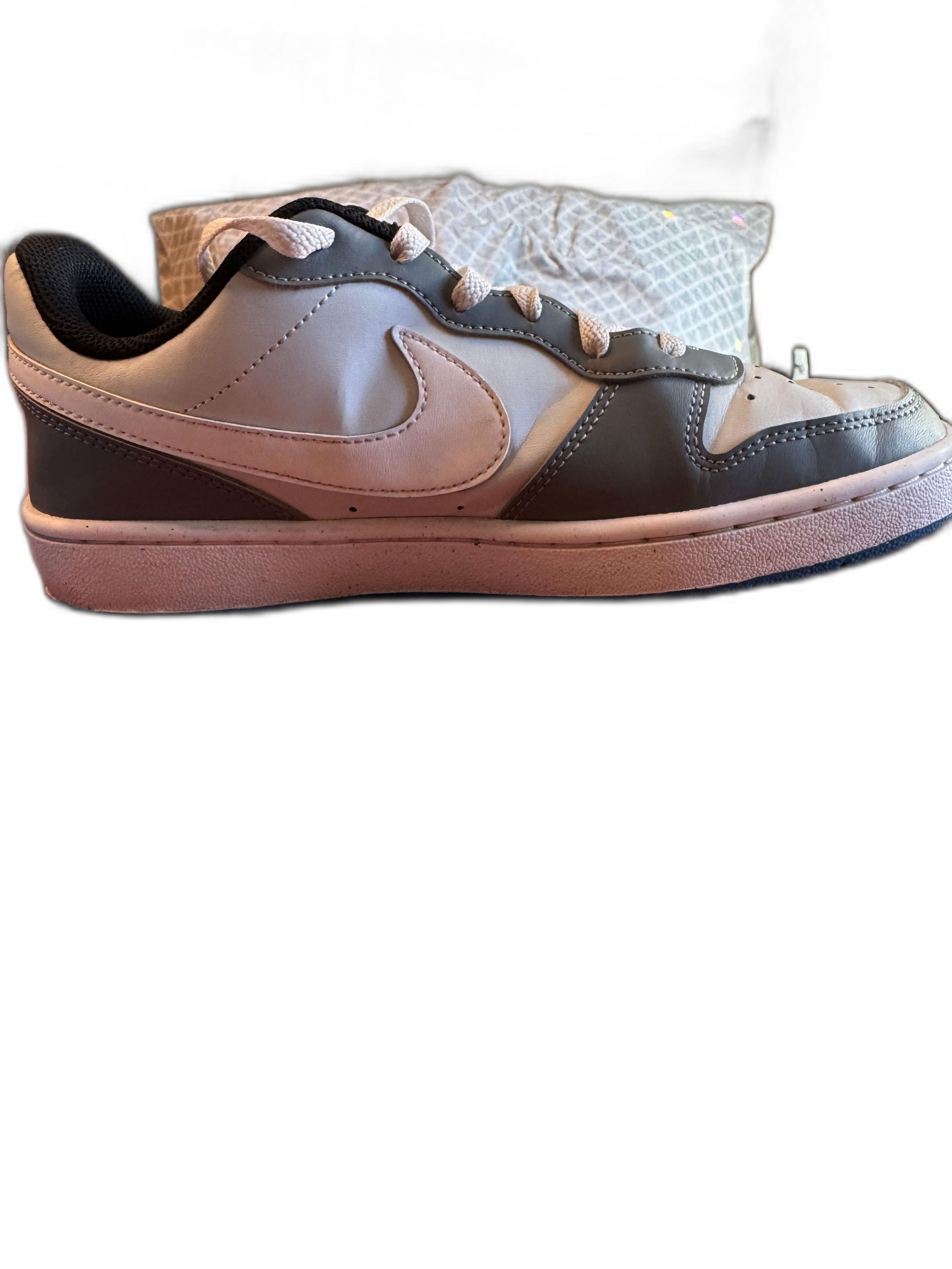 Nike Court Borough Low 2 Grey White Blue - Image 7