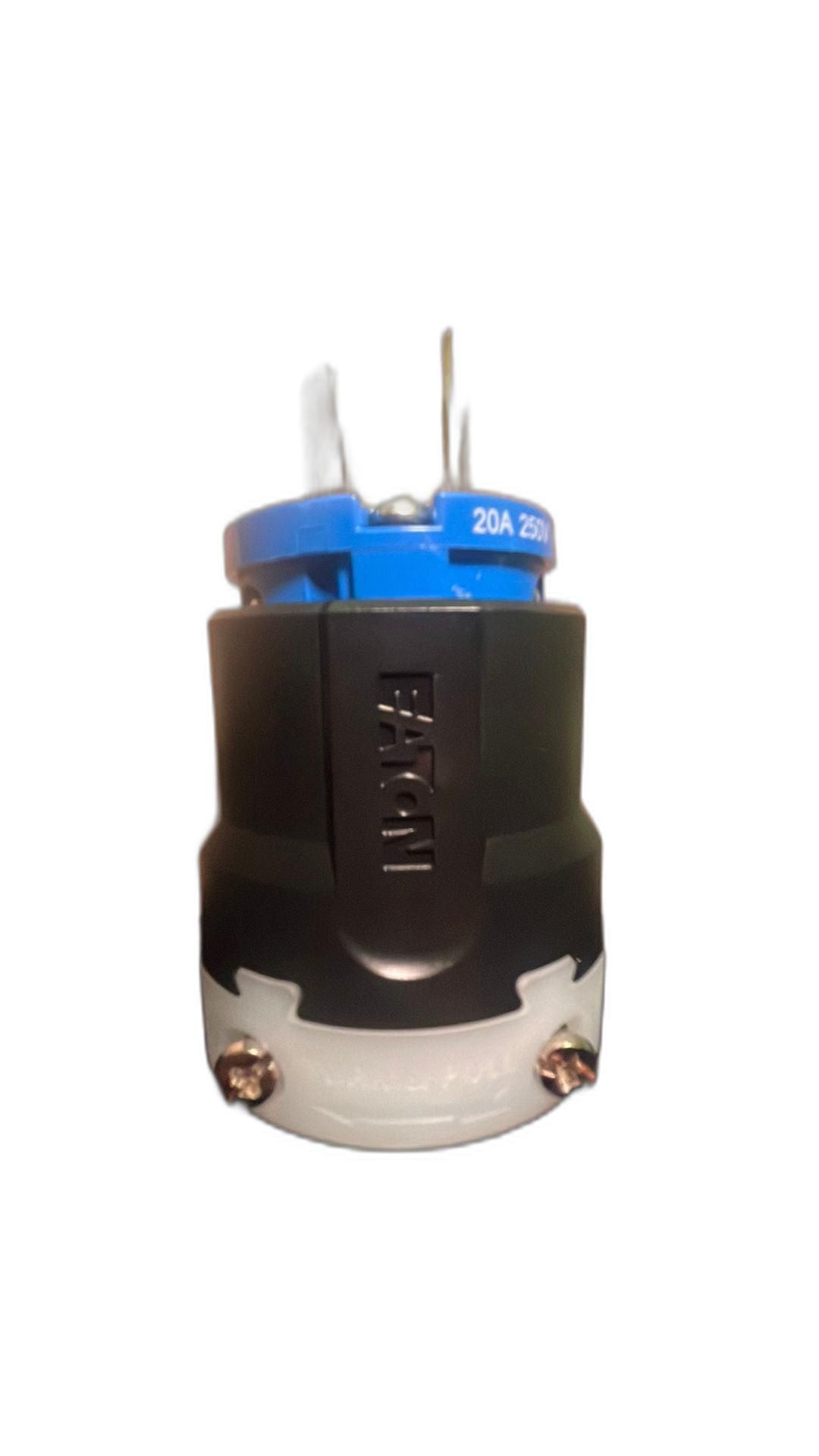 Eaton Arrow Hart 20A 250V NEMA L6-20C Blue Locking Connector