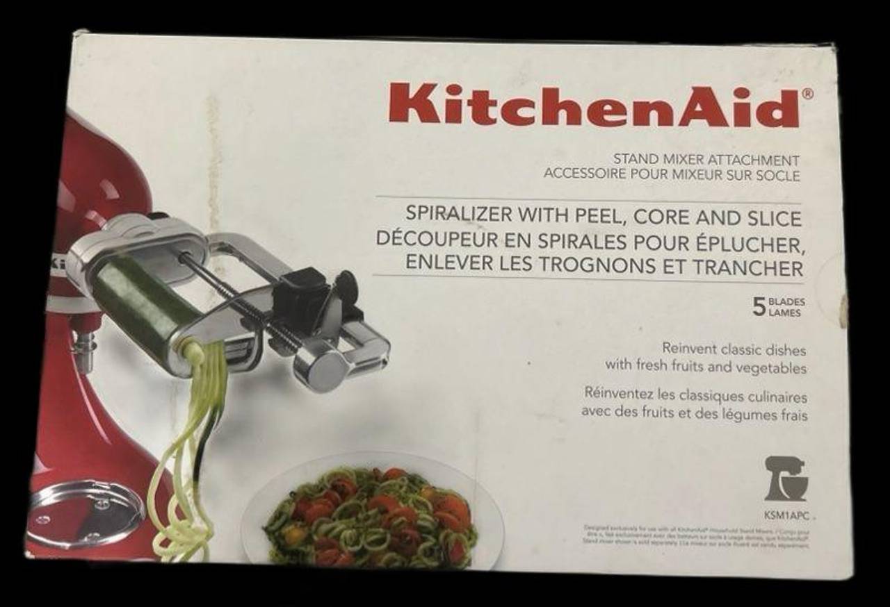 KitchenAid Spiralizer Attachment 5‑Blade for Stand Mixer