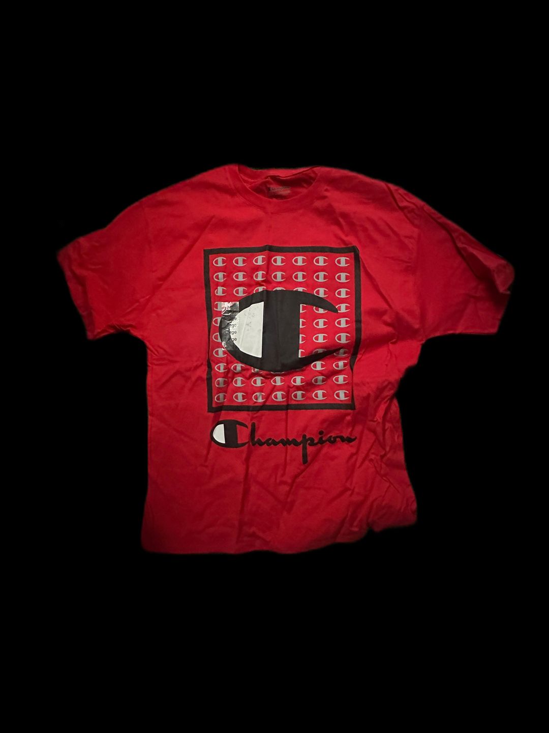 Champion Red Graphic Logo T-Shirt