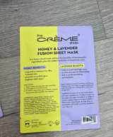 The Crème Shop Honey & Lavender Fusion Sheet Mask 3-Pack - Image 1