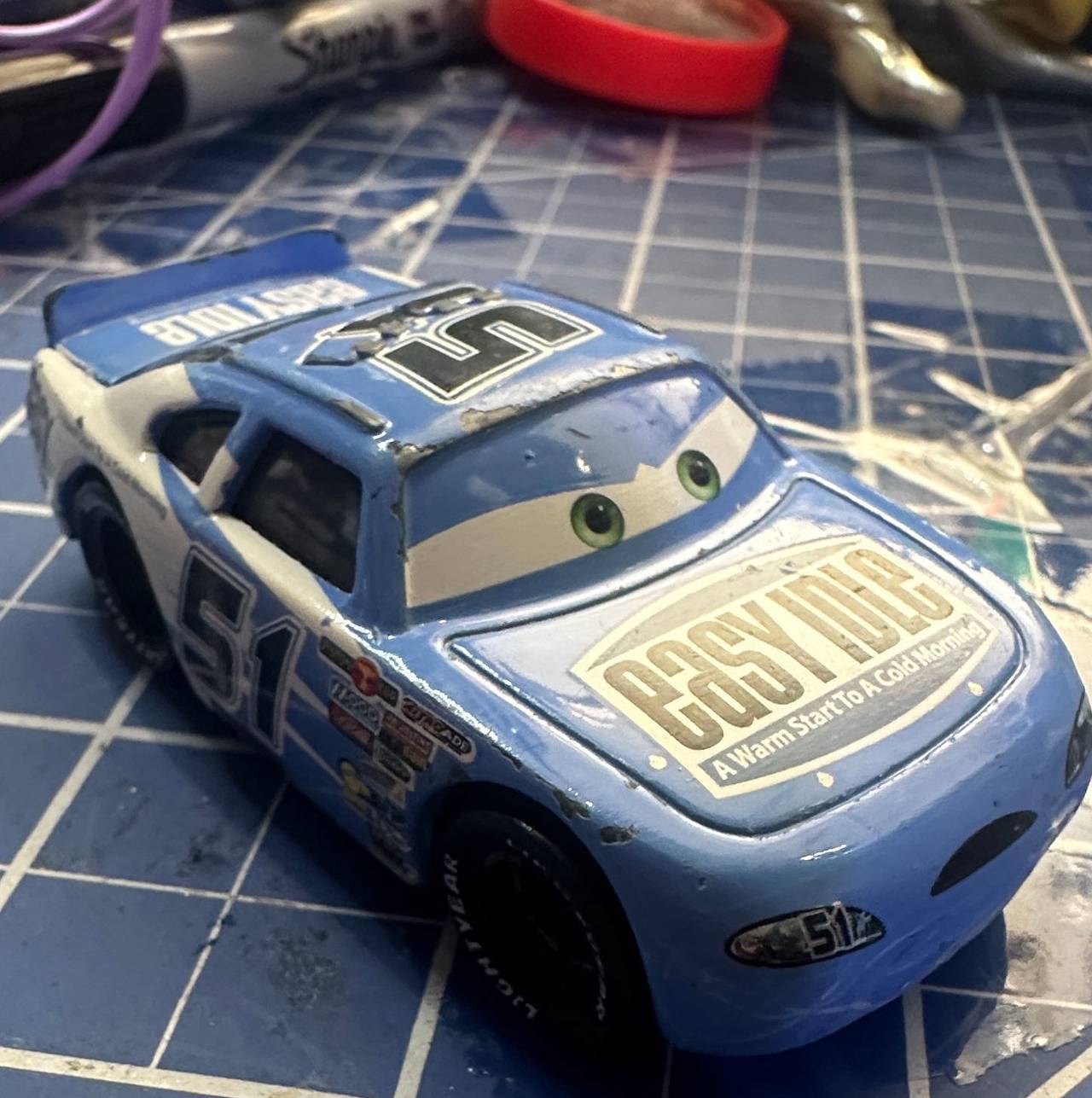 Mattel Disney Pixar Cars Ruby Easy Oaks Easy Idle #51 Diecast Car