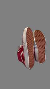 Vans Sk8-Hi Racing Red/White - Image 2