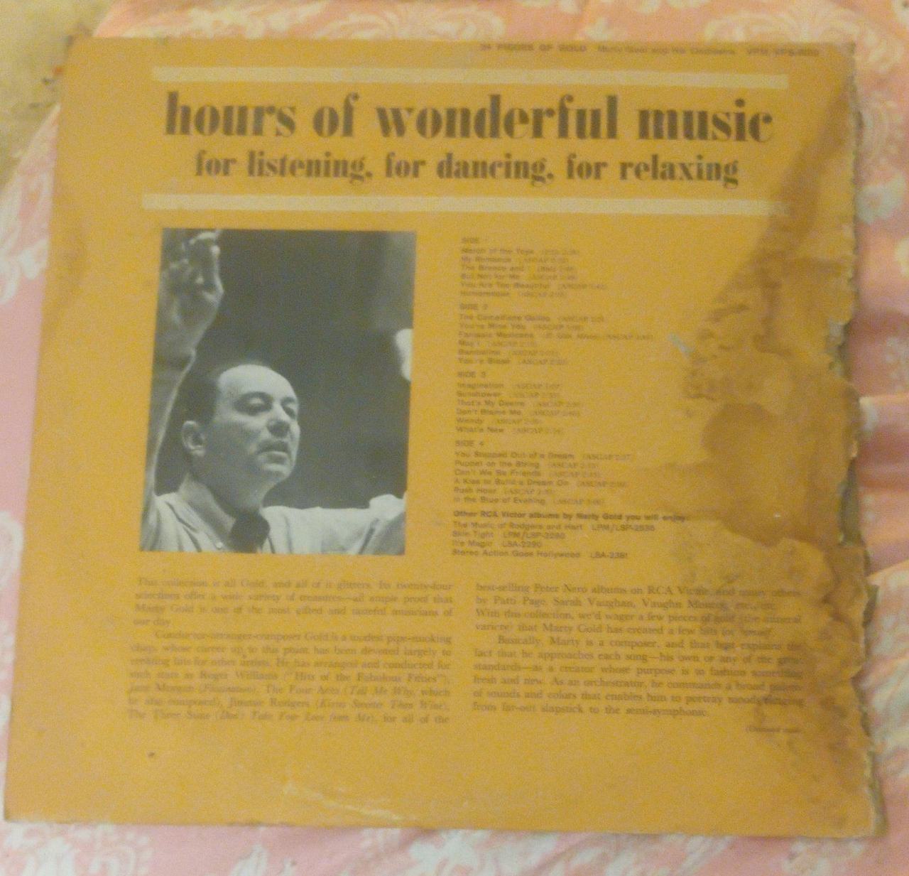 Marty Gold - Hours of Wonderful Music Vinyl LP