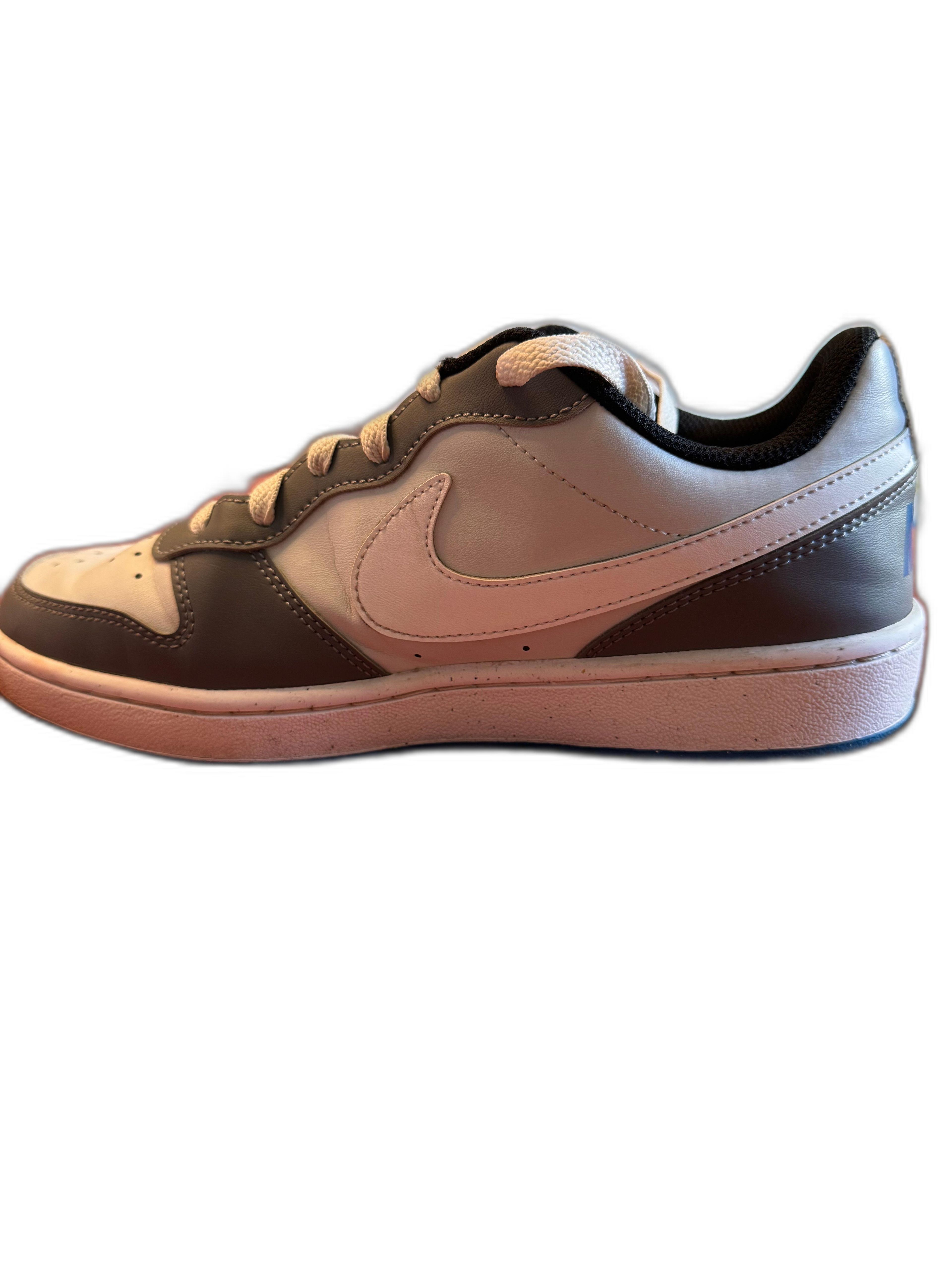 Nike Court Borough Low 2 Grey White Blue - Image 2