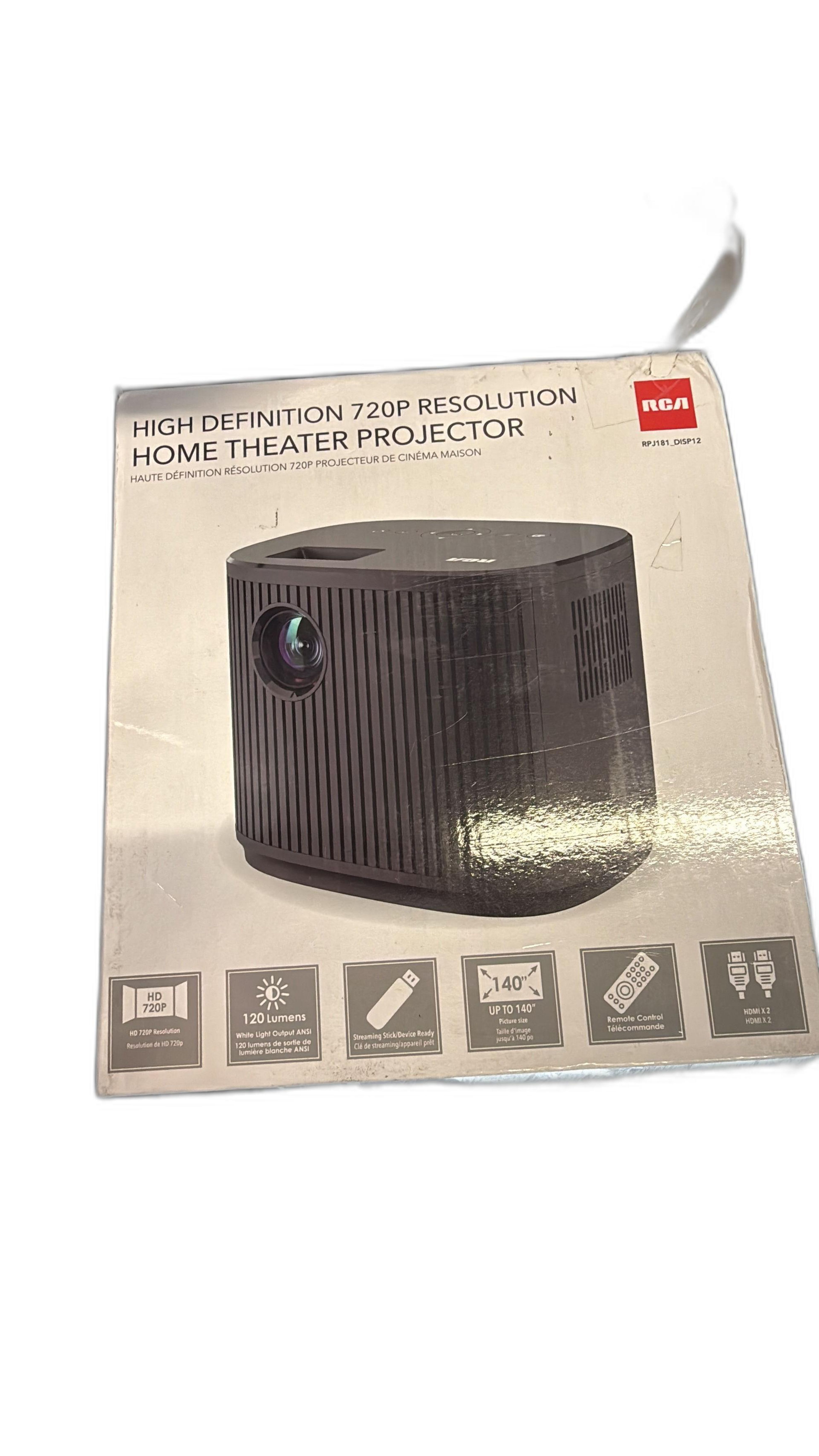 RCA High Definition 720p Home Theater Projector