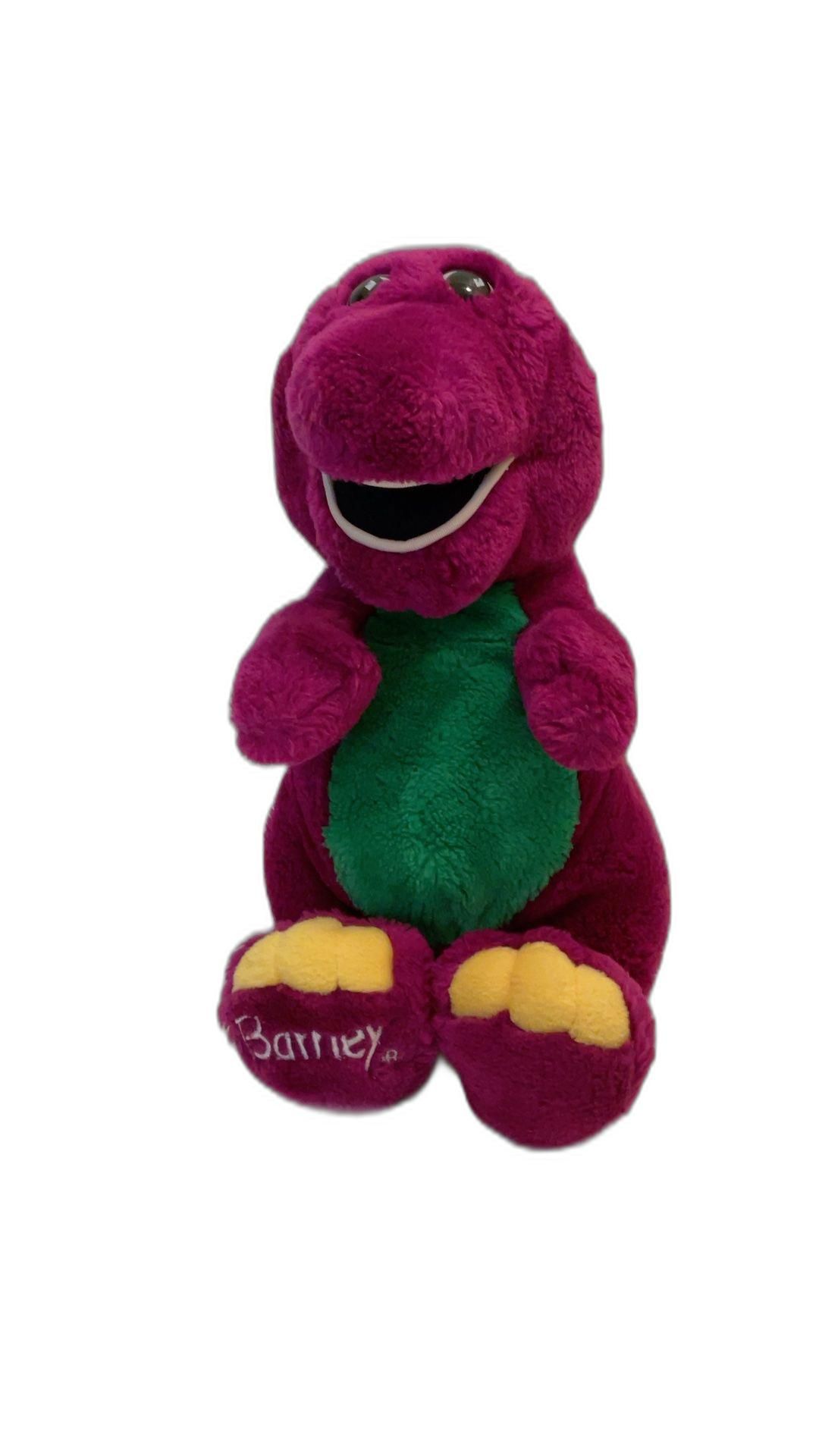 Barney the Purple Dinosaur Plush 13" Vintage