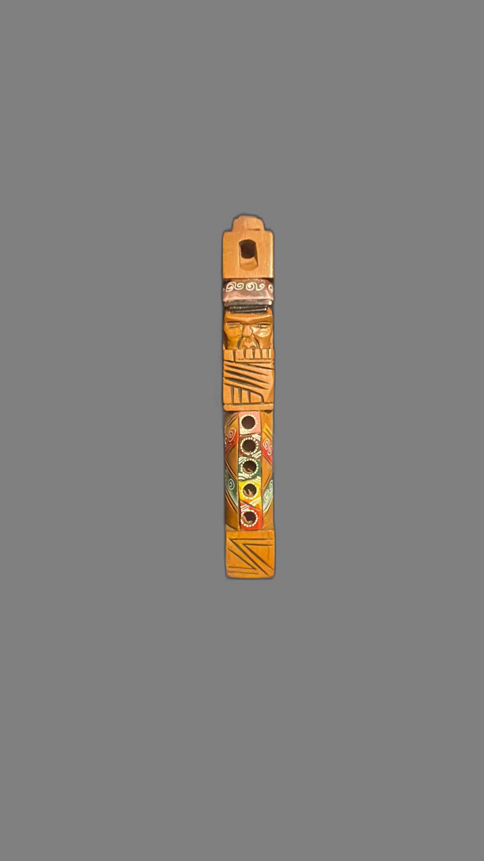 Peruvian Hand Carved Tarka Flute