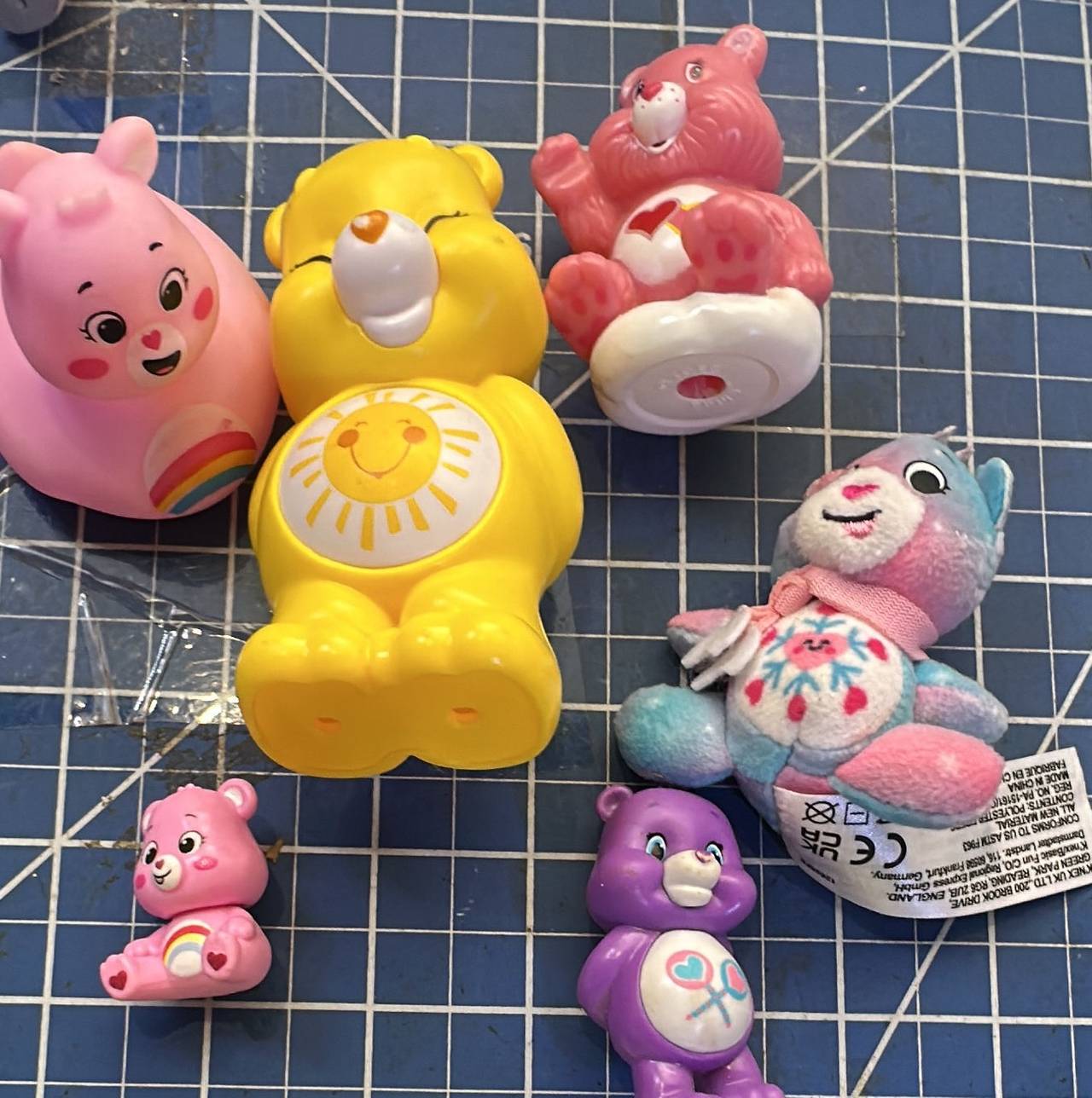 Care Bears variety figure retro Toy Lot 128