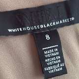 White House Black Market Linen Blend Ikat Print Belted dress. Size 8 NWT - Image 6