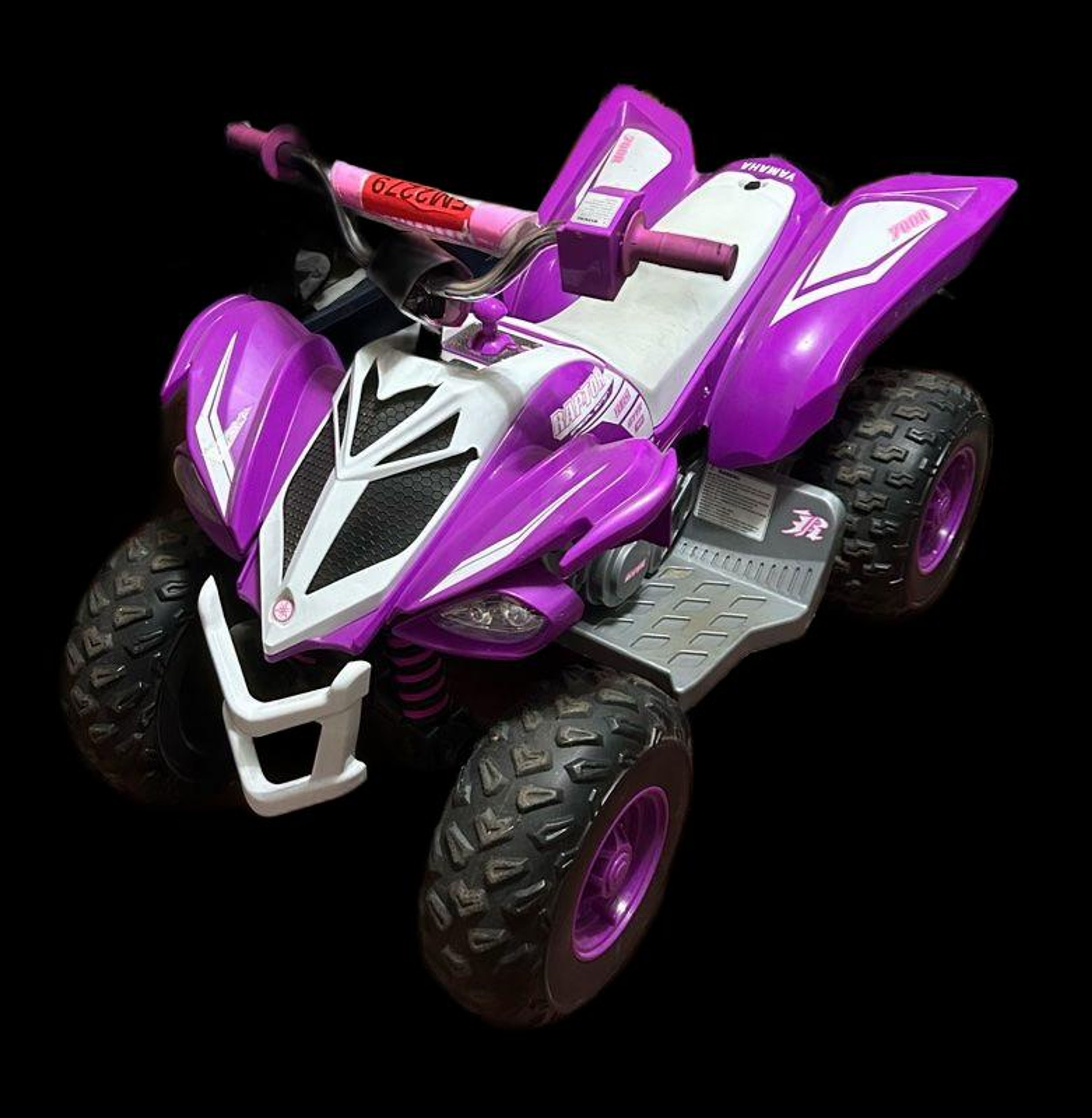 Yamaha Raptor 12V Ride-On ATV Purple/White