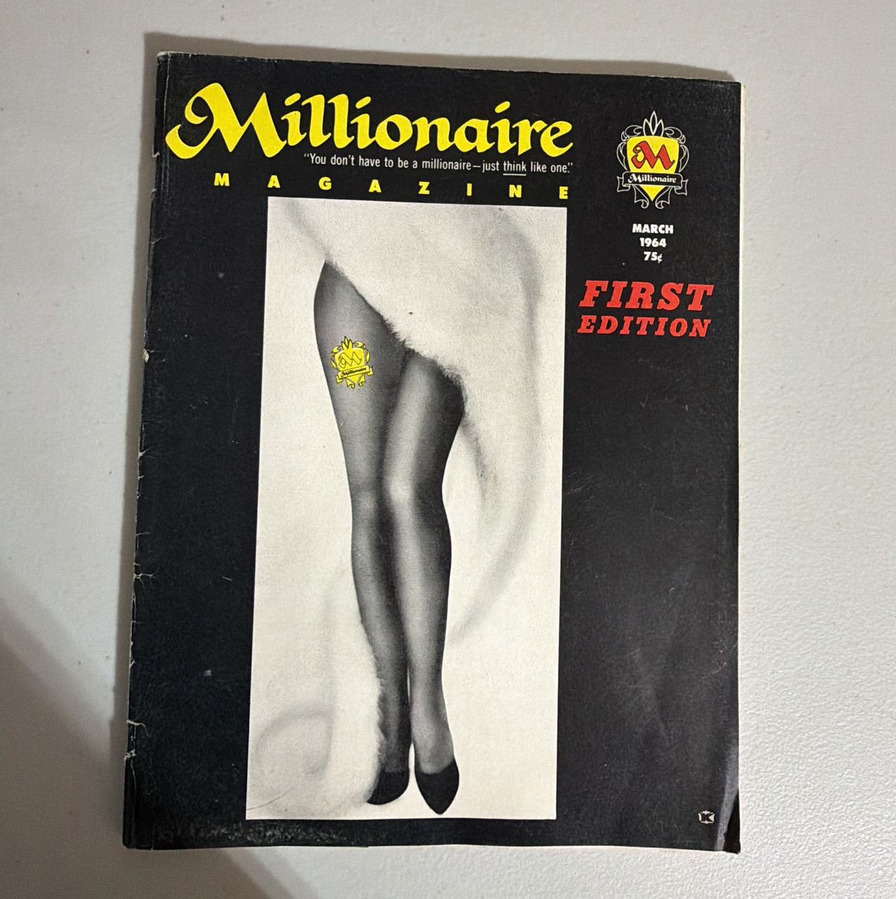 Millionaire Magazine March 1964 First Edition