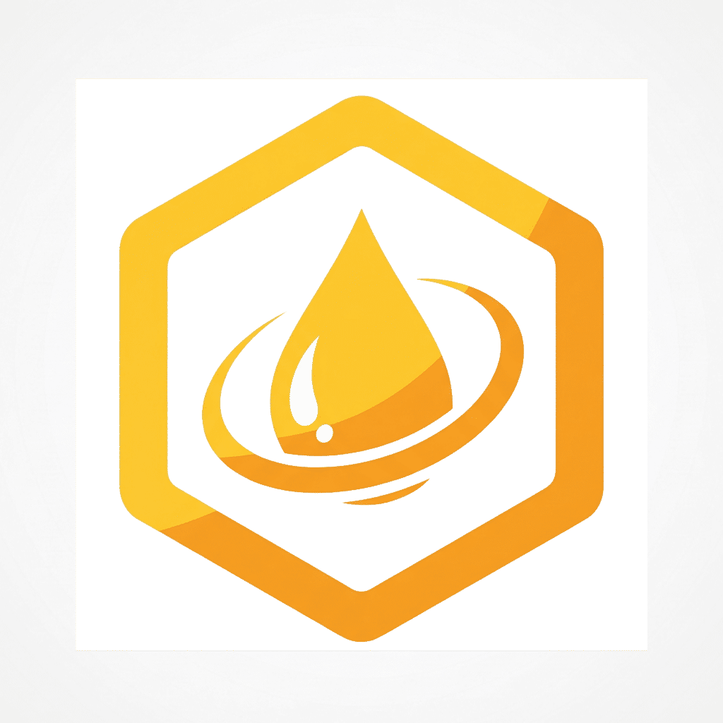 Honey jar with antioxidant-rich honey surrounded by fresh berries and herbs on rustic table